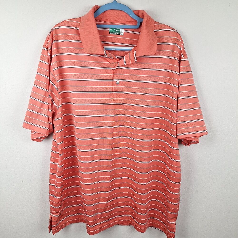 Lot of (2) Ben Hogan Performance Mens 2XL Polo Shirts Short Sleeve
